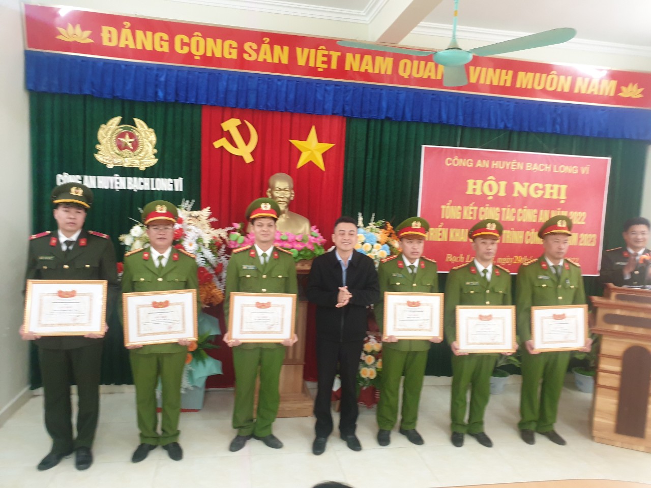 Công an huyện Bạch Long Vĩ: Triển khai chương trình công tác năm 2023